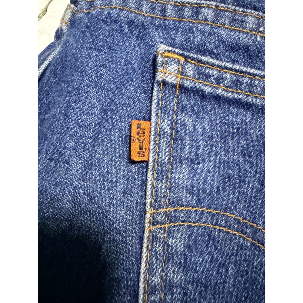 Levis Jeans W38 Blue Vintage Orange Tab Made in USA 100% Cotton - Picture 2 of 10